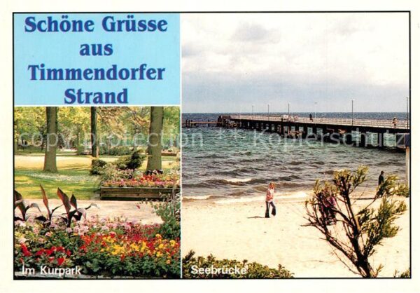 Timmendorfer Strand Kurpark Strand Seebrücke