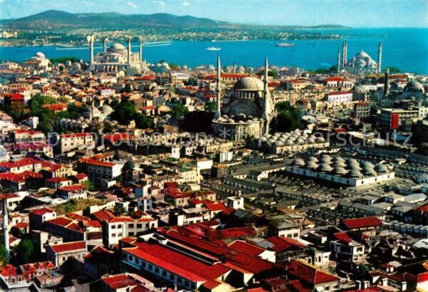 Istanbul Constantinopel Haga Sophie Blaue Moschee Altstadt Flie