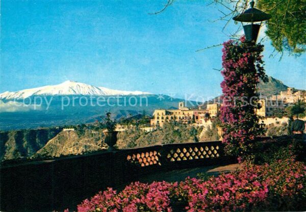 Taormina Sizilien Giardino pubblico volcano Etna Vulkan Ä