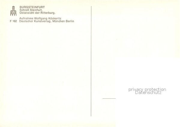 Burgsteinfurt Schloss Steinfurt Ritterburg – Bild 2