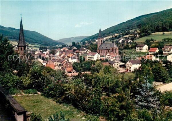 Rippberg Ortsansicht mit Kirchen Erholungsort im