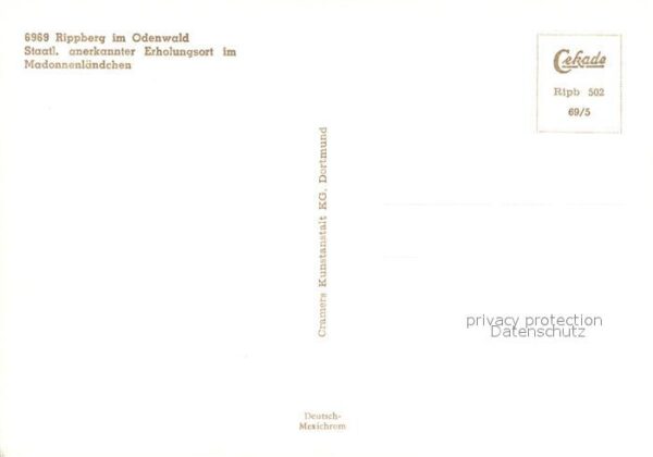 Rippberg Ortsansicht mit Kirchen Erholungsort im – Bild 2