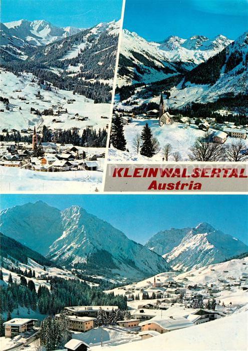 Riezlern Kleinwalsertal Vorarlberg Panorama Wintersportplatz Alpen