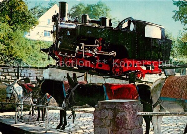 Koenigswinter Alte Lokomotive Dampflokomotive Drachen