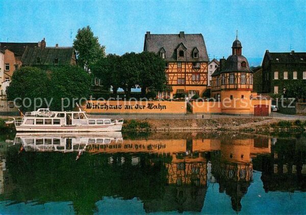 Lahnstein Wirtshaus an der Lahn Fahrgastschiff Wa