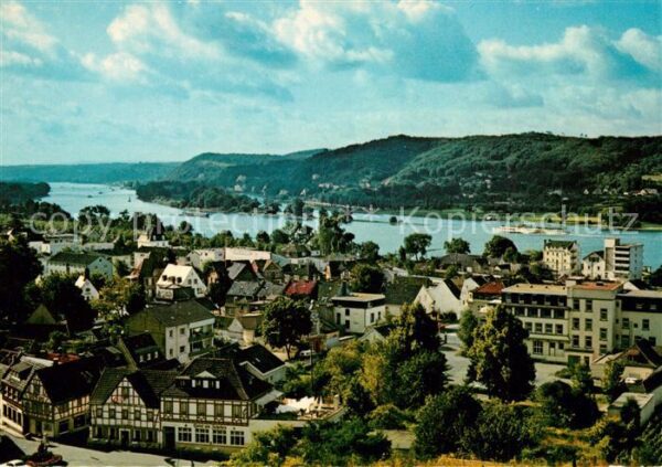 Rhoendorf Stadtpanorama Blick über den Rhein