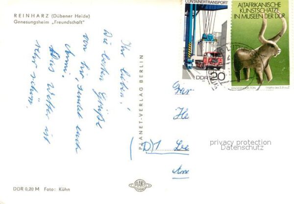 Reinharz Duebener Heide Genesungsheim Freundschaft – Bild 2
