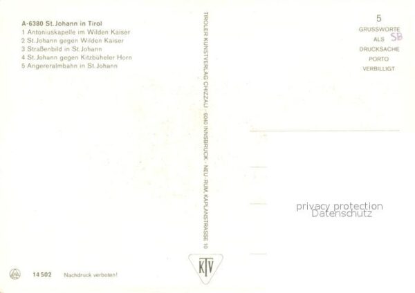 St Johann Tirol Antoniuskapelle Wilder Kaiser Ortsmotiv – Bild 2