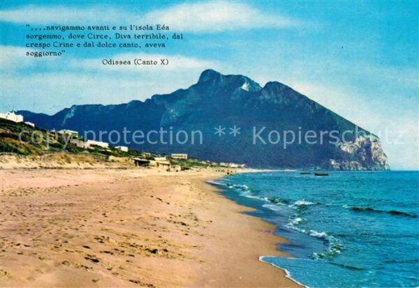 San Felice Circeo Isola Eea Profilo della Maga Circe Spia