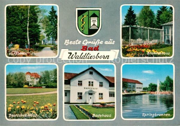 Waldliesborn Bad Kurpark Deutsches Haus Badehaus Springb