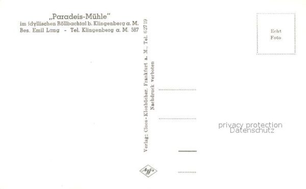 Klingenberg Main Paradeis Mühle Es klappert die Mühle – Bild 2
