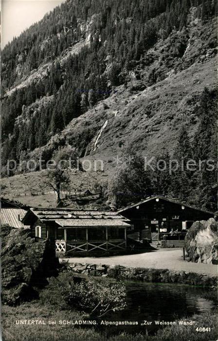 Untertal Alpengasthaus Zur weißen Wand