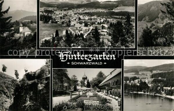 Hinterzarten Panoramaen Stadtpark Kirche