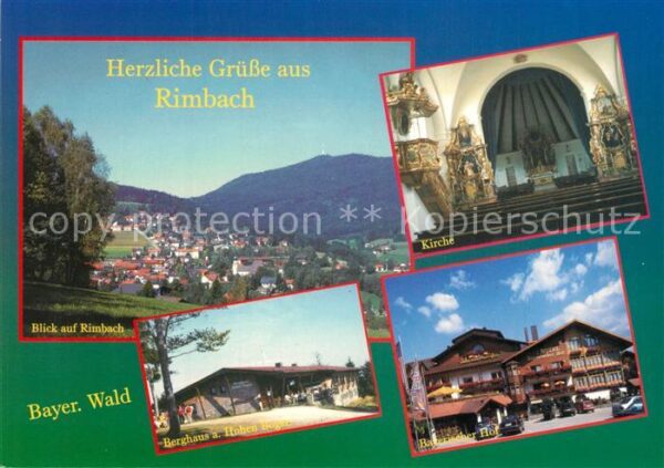 Rimbach Bayrischer Wald Panorama Berghaus Hoher Bogen Bayrische