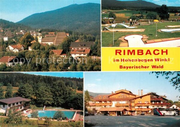 Rimbach Bayrischer Wald Panorama Freibad Minigolfplatz Hotel