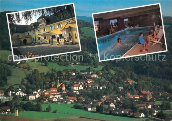 Ringelai Hotel Wolfsteiner Ohe Hallenbad Panoram