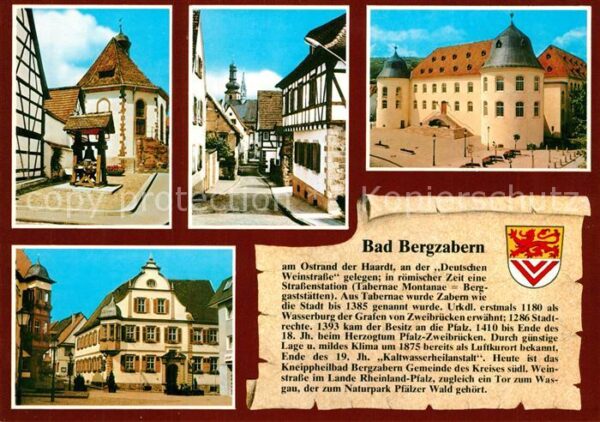 Bad Bergzabern Hanspach Plätzel Bergkirche Pfarrgasse