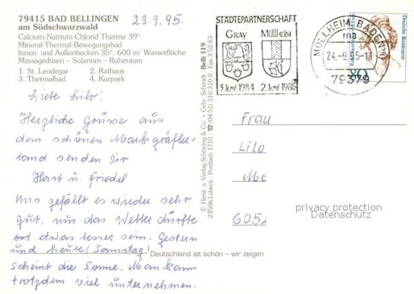 Bad Bellingen Sankt Leodegar Thermalbad Rathaus Kurpa – Bild 2