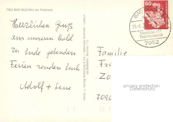 Bad Buchau Federsee Stiftskirche  Rathaus Marktplatz Reichs – Bild 2