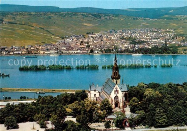 Bingen Rhein Rochuskapelle Fliegeraufnahme