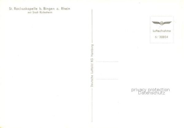 Bingen Rhein Rochuskapelle Fliegeraufnahme – Bild 2