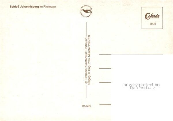 Johannisberg Rheingau Fliegeraufnahme Schloss – Bild 2