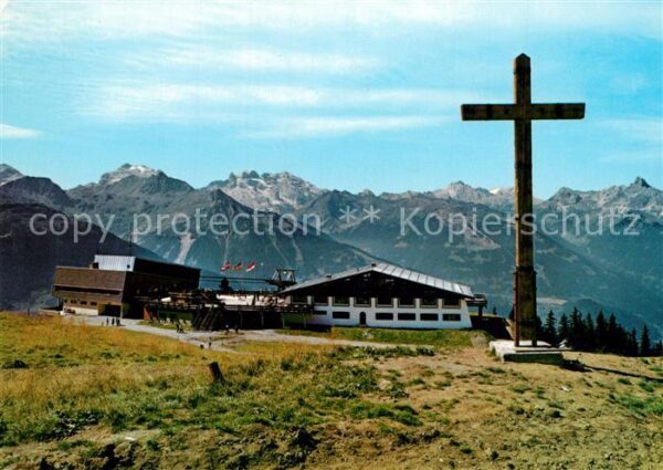 Schruns Vorarlberg Hochjochbahn Bergstation Restaurant Gip