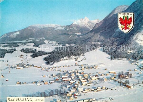 Bad Haering Tirol Winterlandschaft Fliegeraufnahme