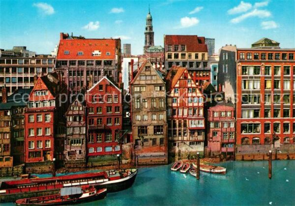 Hamburg Alte Häuser am Nicolaifleet