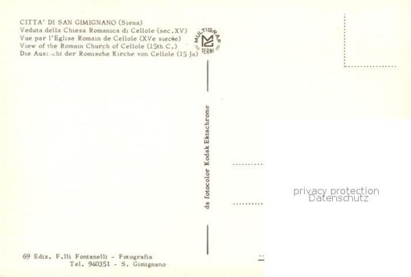 San Gimignano Chiesa Romanica di Cellole – Bild 2