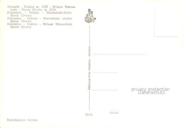 Fedaia Rifugio Marmolada Monte Civetta – Bild 2