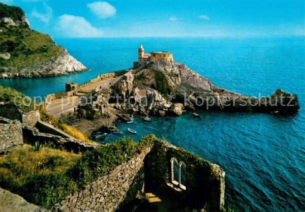 Portovenere Fliegeraufnahme San Pietro