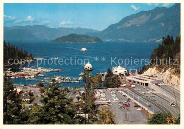West Vancouver Fliegeraufnahme Horseshoe Bay