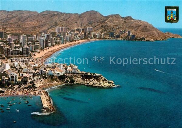 Benidorm Fliegeraufnahme