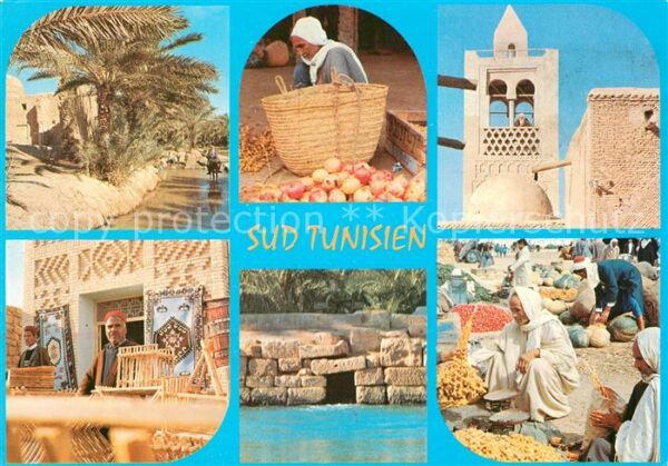 Tunesien Landschaft Portrats