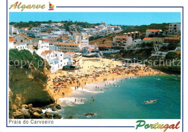 Praia do Carvoeiro Fliegeraufnahme Strand