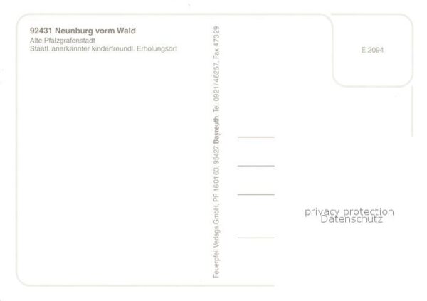 Neunburg Wald Panorama – Bild 2
