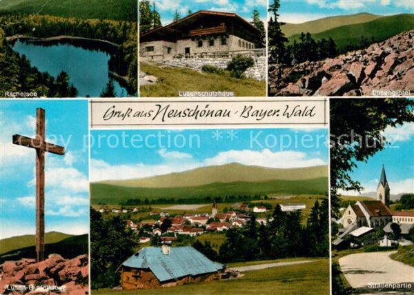 Neuschoenau Rachelsee Lusenschutzhaus Lusengipfelkr
