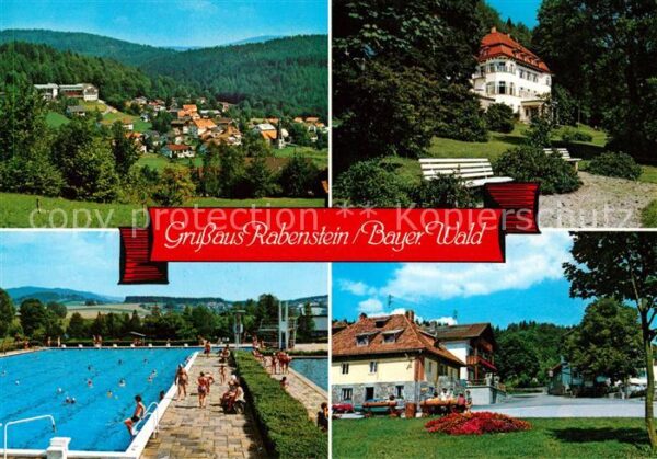 Rabenstein Zwiesel Panorama Freibad Schloss