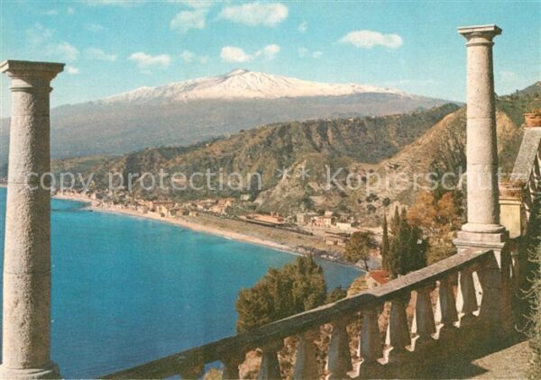 Taormina Sizilien Panorama Etna Villa Marzotto