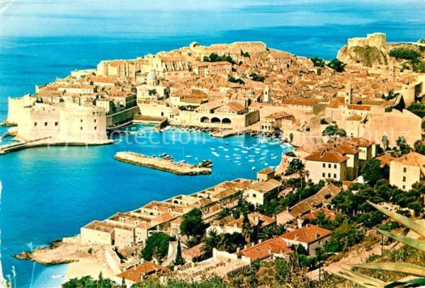 Dubrovnik Ragusa Fliegeraufnahme Panorama