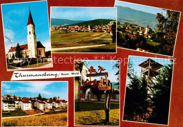 Thurmansbang Kirche Hochsitz Panoramen