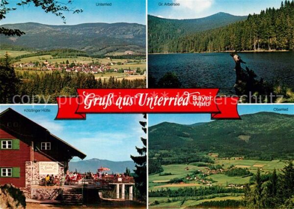 Unterried Viechtach Panorama Großer Arbersee Kötztinger Hüt