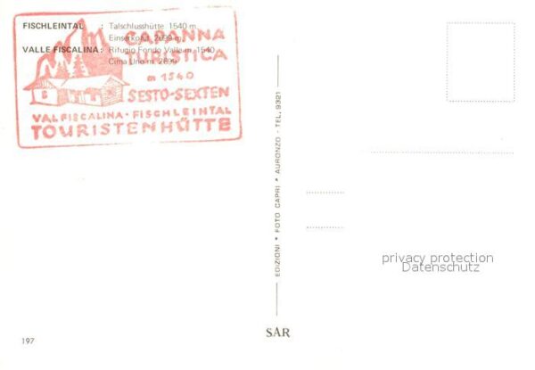 Fischleinthal Talschlusshütte – Bild 2