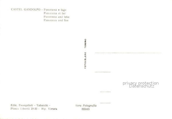 Castel Gandolfo Panorama Lago – Bild 2