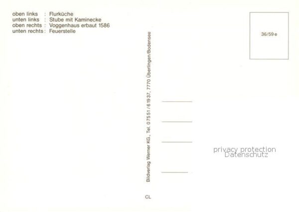 Kuernbach Wuerttemberg Voggenhaus Flurküche Stube Kaminecke Fe – Bild 2