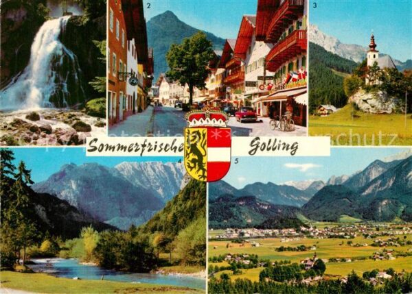 Golling Salzach Schwarzbach Fall Markt Kratzspitz Nikol