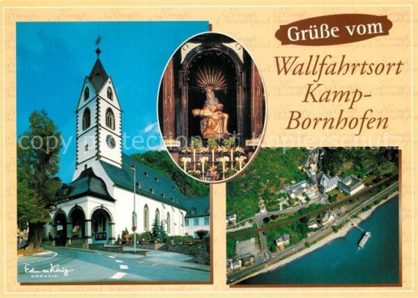 Kamp-Bornhofen Kirche Fliegeraufnahme