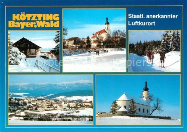 Koetzting Wallfahrtskirche Winterlandschaften