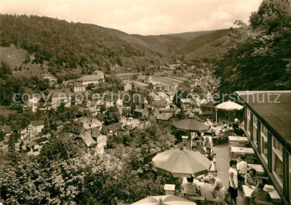 Schwarzburg Thueringer Wald Hotel Terrasse Schwarzaburg